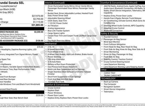 Used 2023 Hyundai Sonata SEL w/ Convenience Package FWD image 26