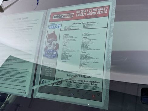 Certified 2017 Ford Edge Titanium w/ Equipment Group 302A image 13