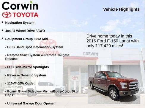 Used 2016 Ford F150 Lariat image 7