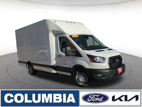 Certified 2023 Ford Transit 350 Low Roof DRW AWD w/ Interior Upgrade Package image 1