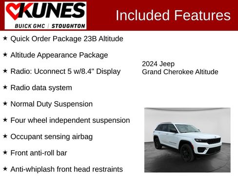 Used 2024 Jeep Grand Cherokee Altitude RWD image 3