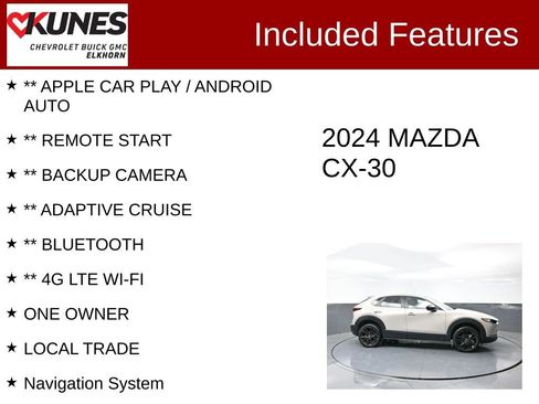 Used 2024 MAZDA CX-30 AWD 2.5 S w/ Select Sport Pkg image 2