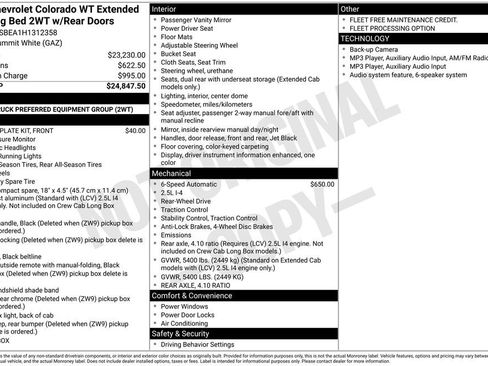 Used 2017 Chevrolet Colorado W/T RWD image 22