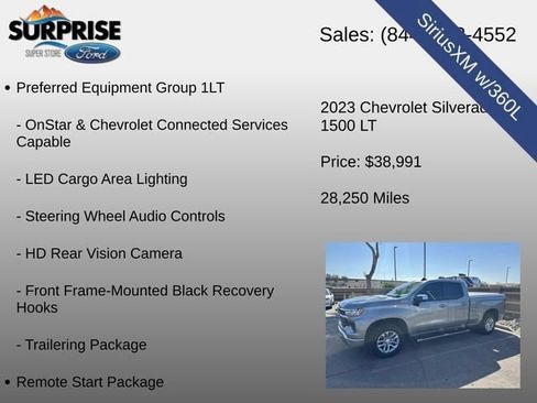 Used 2023 Chevrolet Silverado 1500 LT w/ Z71 Off-Road Package AWD/4WD image 16