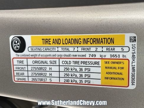 Used 2021 Cadillac Escalade Premium Luxury w/ LPO, Illumination Package image 54