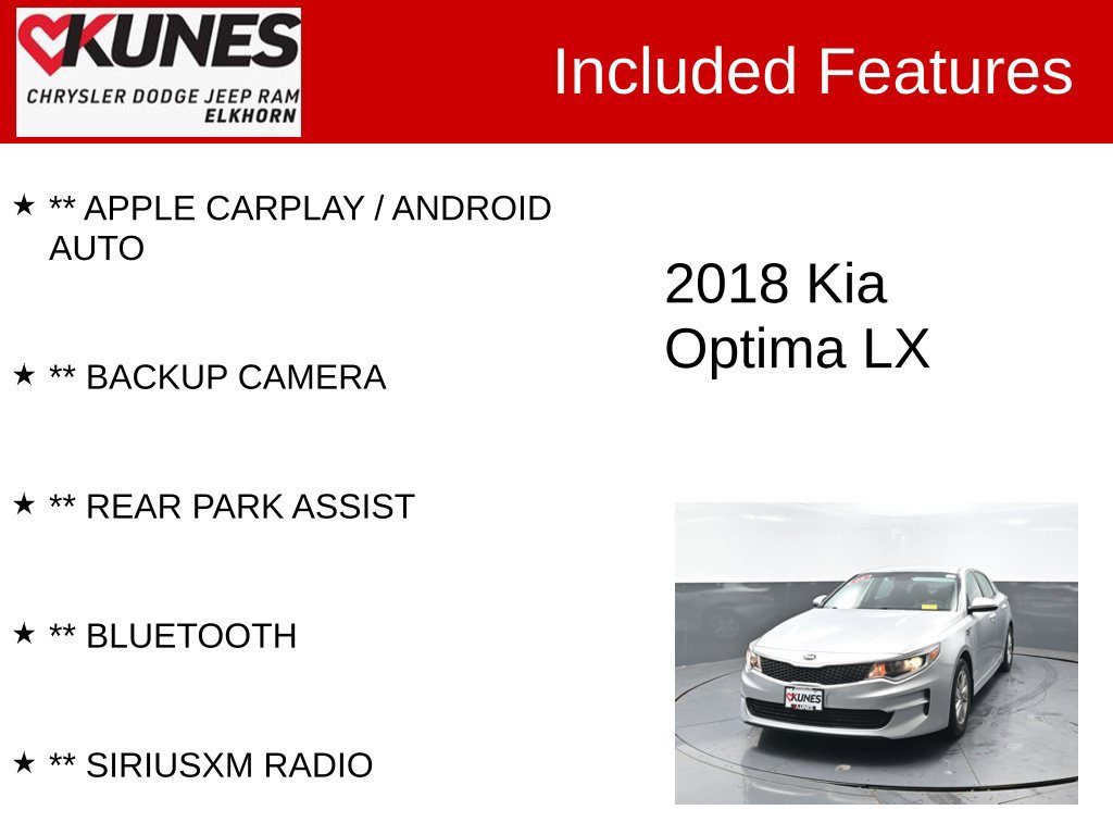 Used 2018 Kia Optima LX FWD image 3