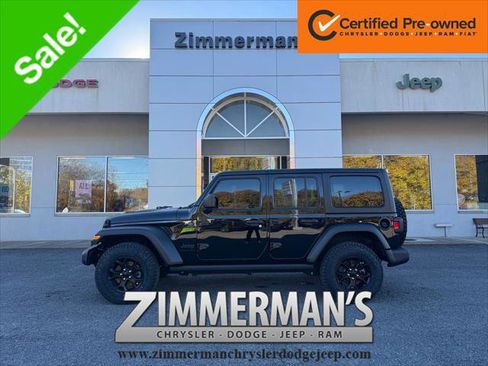 Certified 2023 Jeep Wrangler Unlimited Sport image 1