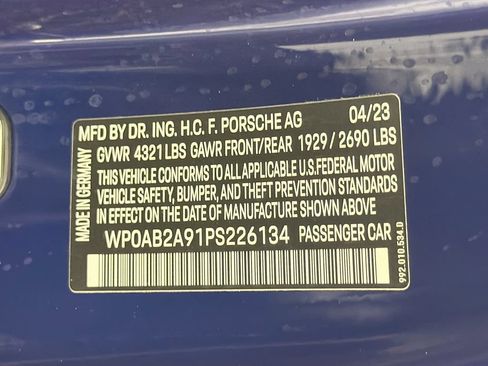 Certified 2023 Porsche 911 Dakar AWD/4WD image 31