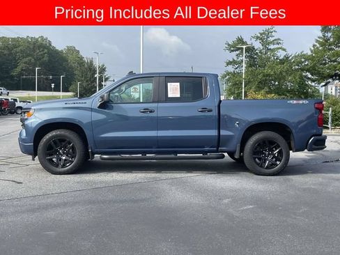 Used 2024 Chevrolet Silverado 1500 Custom w/ Turbomax Blackout Package AWD/4WD image 2