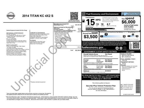 Used 2014 Nissan Titan S w/ S Popular Equipment Package RWD image 4