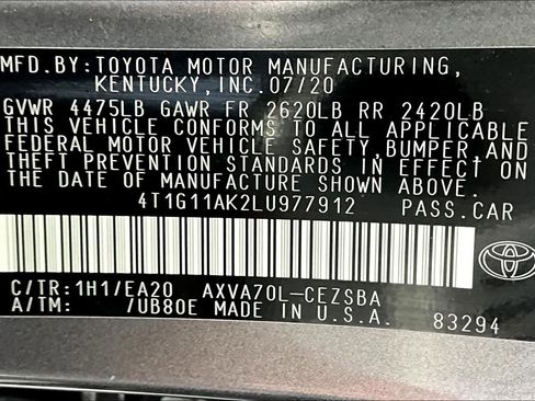 Used 2020 Toyota Camry SE FWD image 34