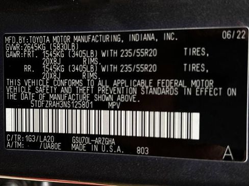 Used 2022 Toyota Highlander Platinum FWD image 37