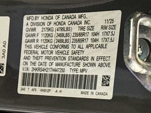 New 2026 Honda CR-V LX image 25