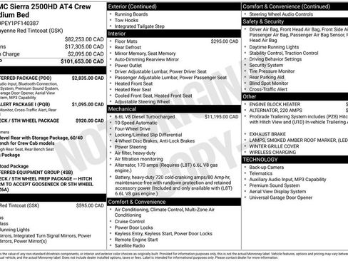 Used 2023 GMC Sierra 2500 AT4 w/ AT4 Preferred Package AWD/4WD image 66