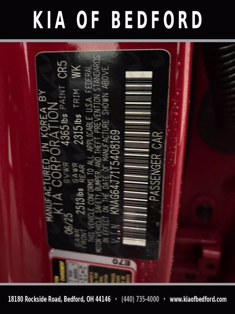 Certified 2026 Kia K5 GT-Line FWD image 14