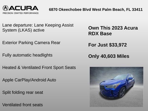 Used 2023 Acura RDX A-Spec FWD image 12