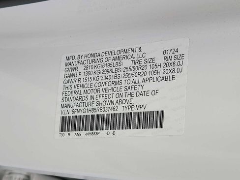 Certified 2024 Honda Pilot Elite image 27