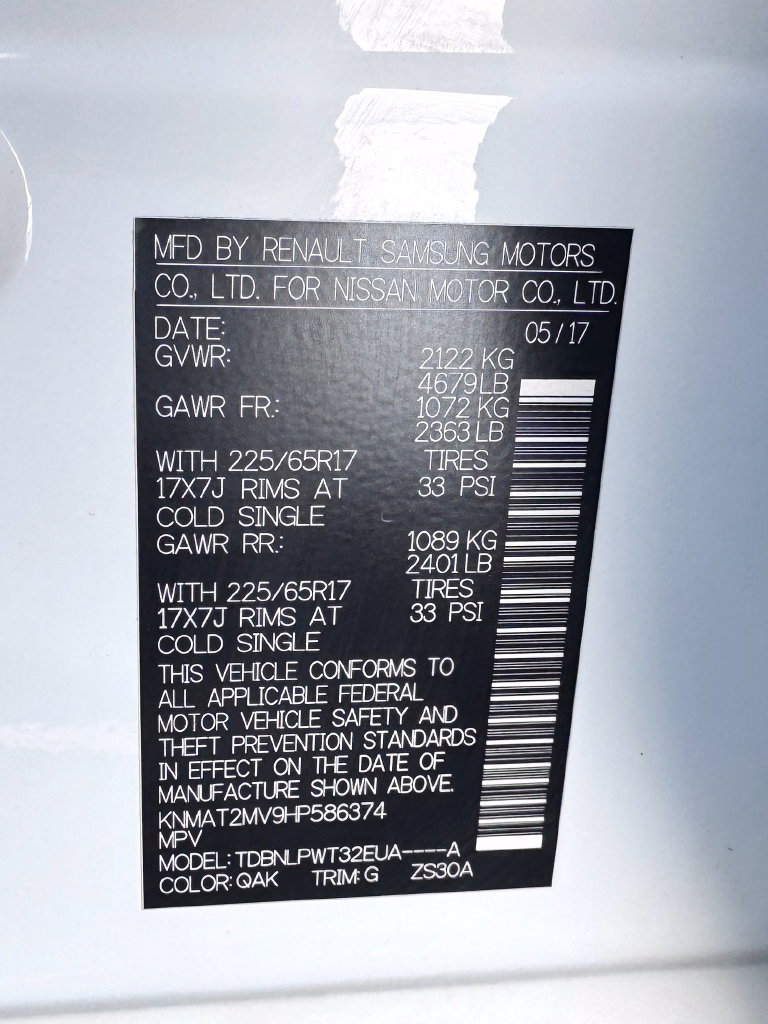 Used 2017 Nissan Rogue S AWD/4WD image 37