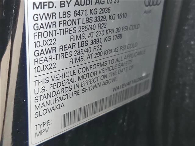 Used 2020 Audi Q8 Premium Plus w/ Premium Plus Package AWD/4WD image 26