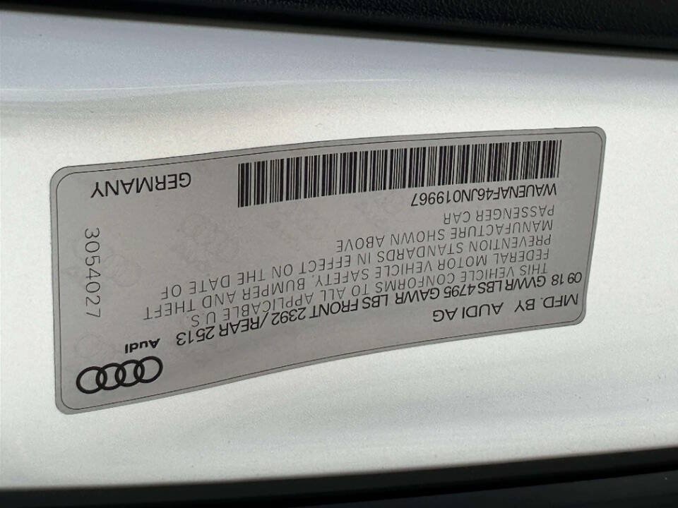 Used 2018 Audi A4 2.0T Premium Plus w/ Premium Plus Package AWD/4WD image 32