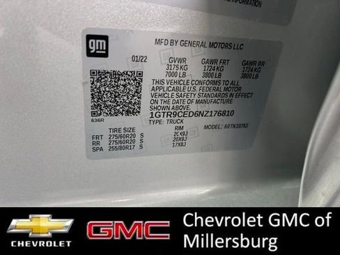 Used 2022 GMC Sierra 1500 Elevation w/ LPO, Elevation Black Package image 36