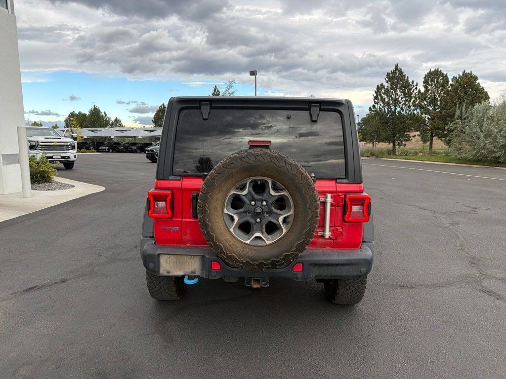 Used 2021 Jeep Wrangler Unlimited Rubicon 4xe w/ Steel Bumper Group AWD/4WD image 4
