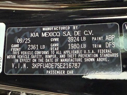 New 2025 Kia K4 EX image 23