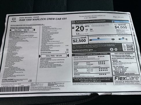 New 2026 RAM 1500 Warlock AWD/4WD image 20