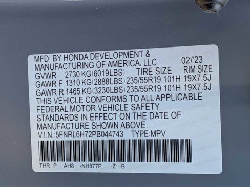 Certified 2023 Honda Odyssey Sport image 31