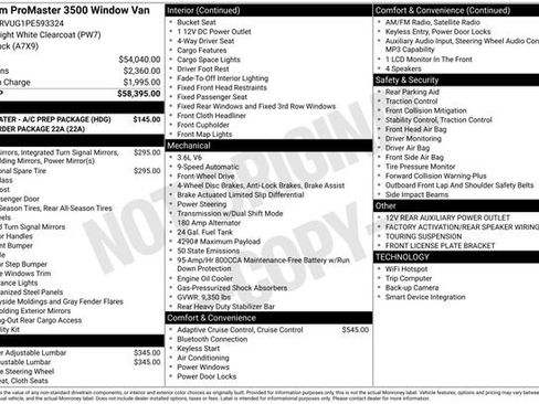 New 2023 RAM ProMaster 3500 image 4