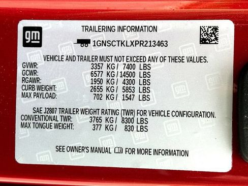 Used 2023 Chevrolet Tahoe High Country w/ Advanced Technology Package RWD image 33