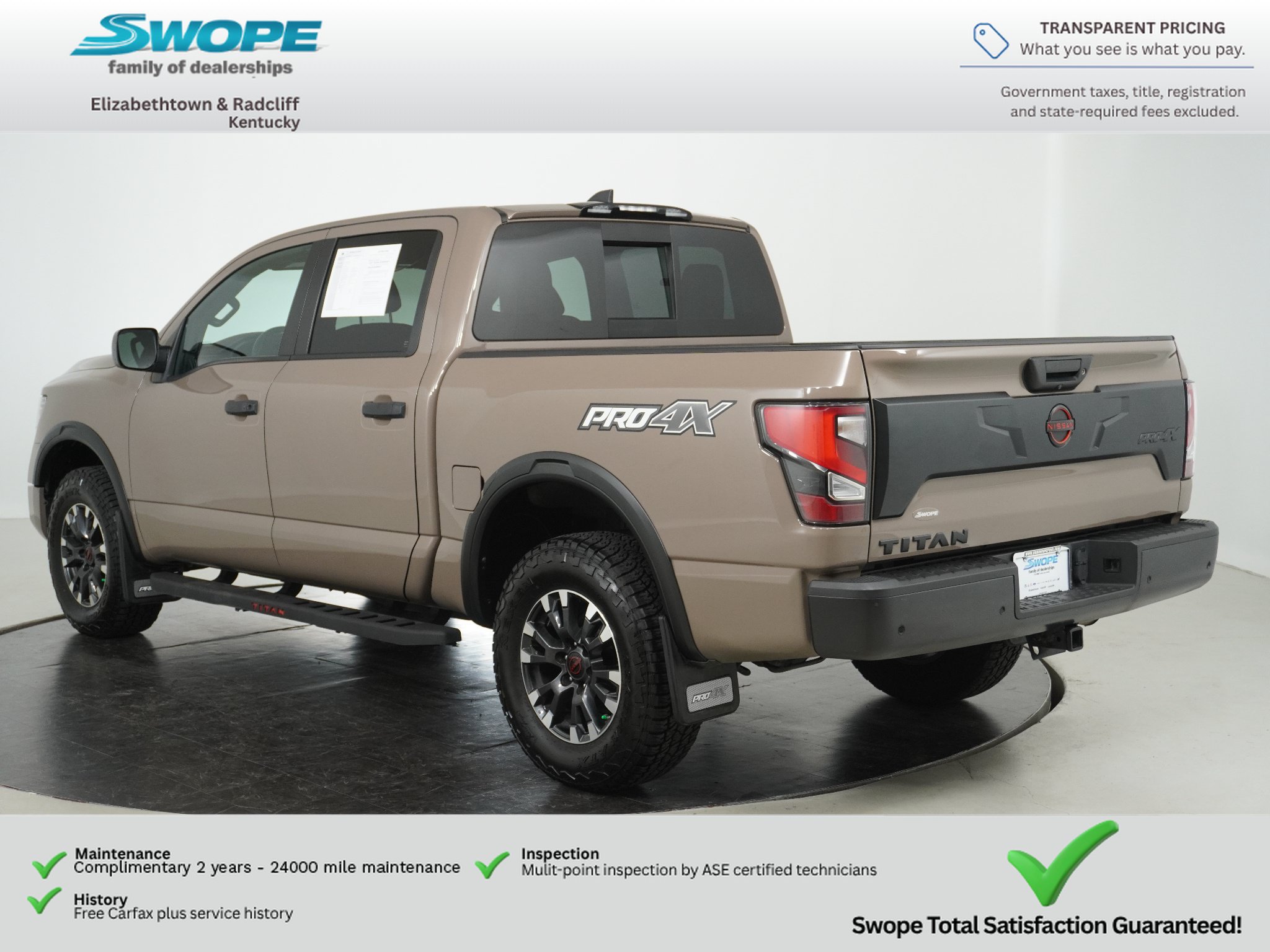 Used 2023 Nissan Titan PRO-4X w/ Off Road Protection Package AWD/4WD image 5