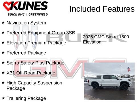 New 2026 GMC Sierra 1500 Elevation w/ Elevation Premium Package AWD/4WD image 3