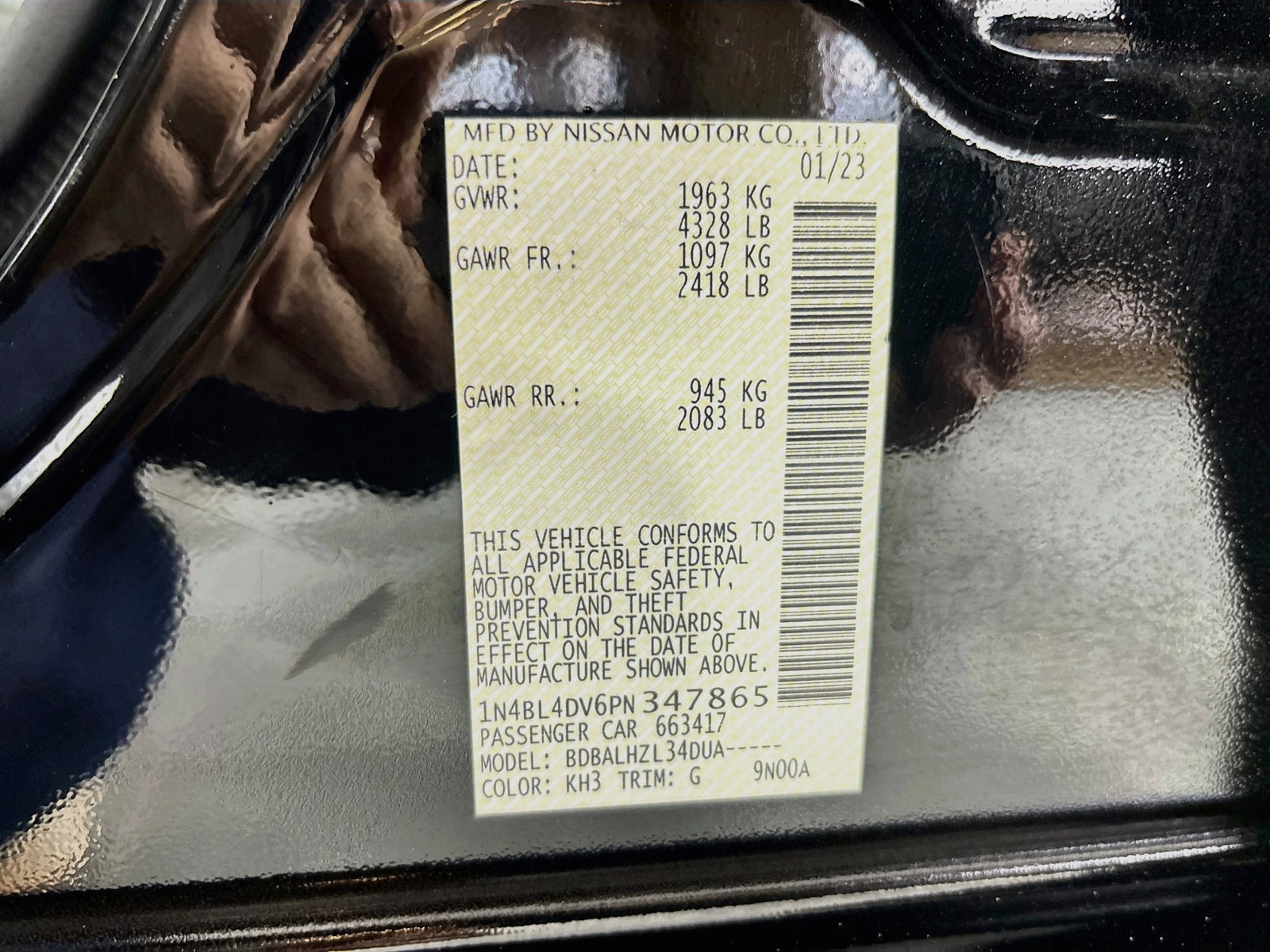 Used 2023 Nissan Altima 2.5 SV FWD image 28