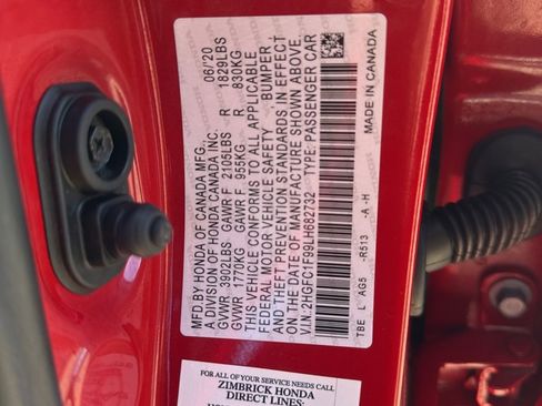 Used 2020 Honda Civic Touring image 23