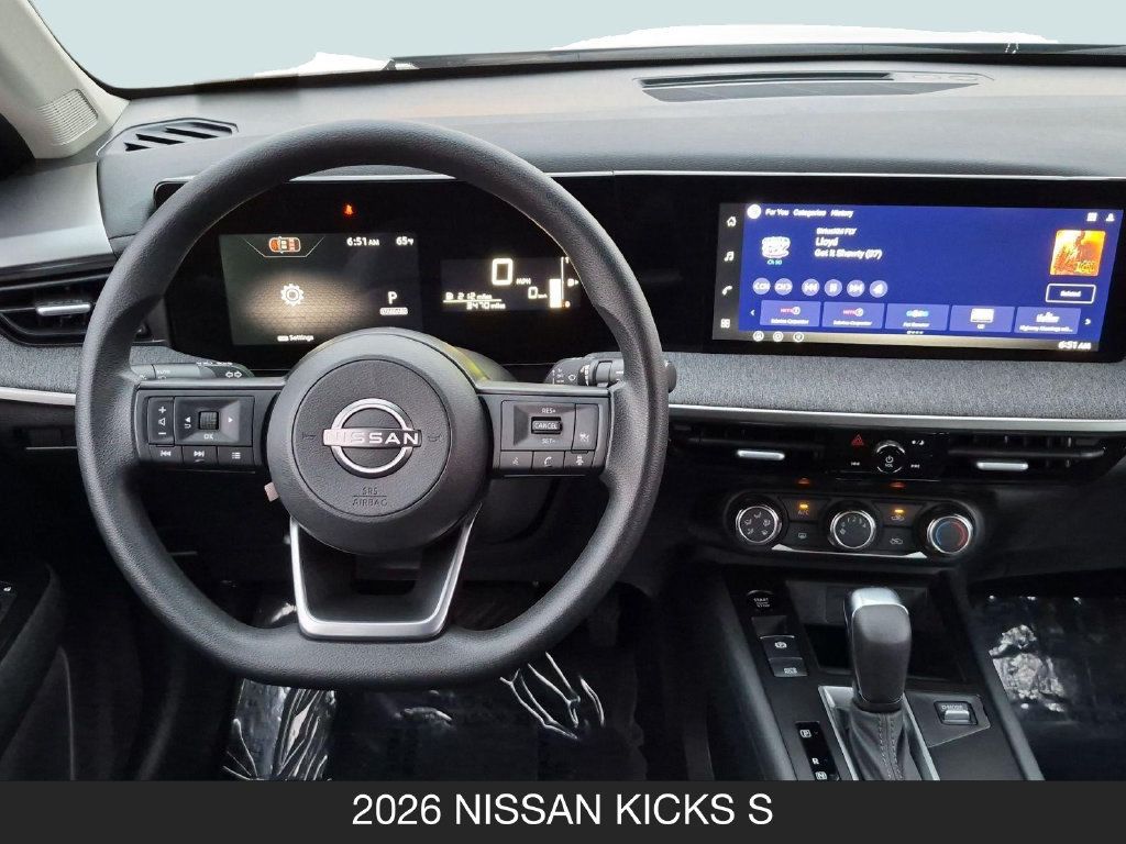 Certified 2026 Nissan Kicks S w/ Charging Package FWD image 13