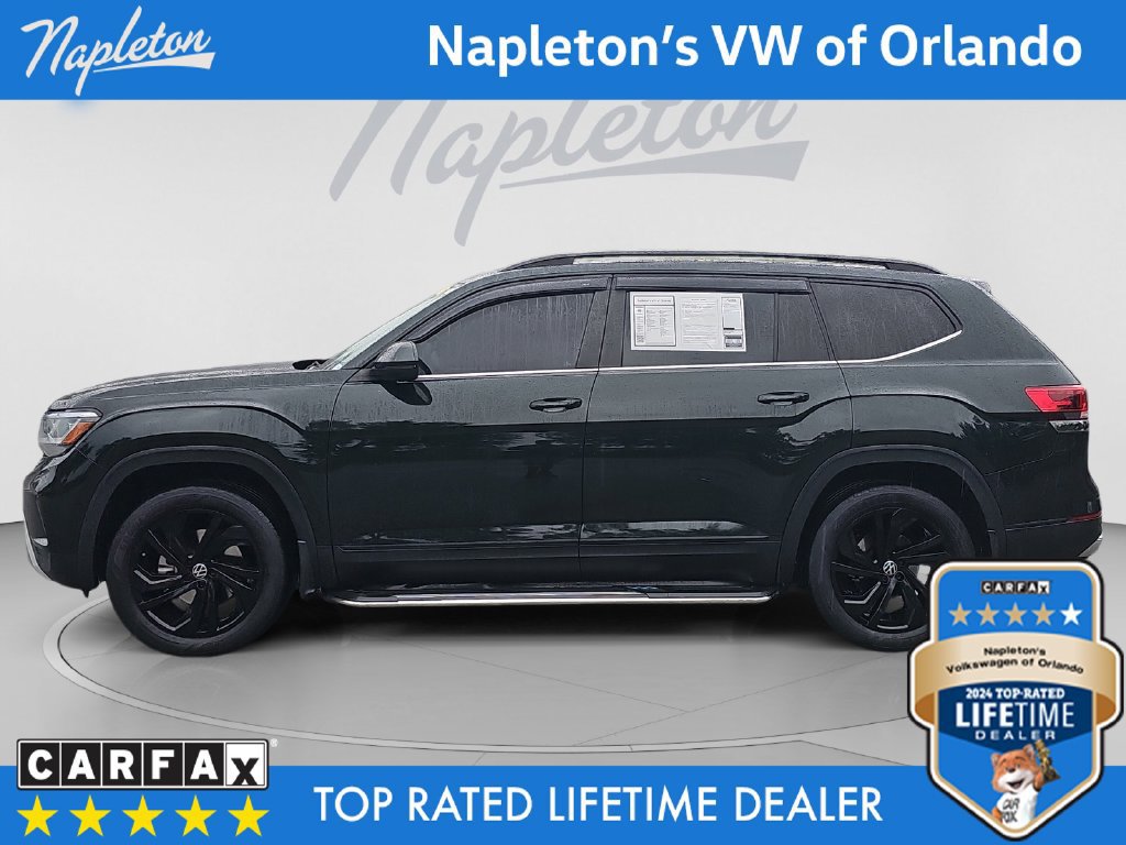 Used 2022 Volkswagen Atlas SE w/ Panoramic Sunroof Package FWD image 2