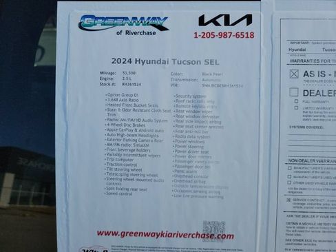 Used 2024 Hyundai Tucson SEL AWD/4WD image 38
