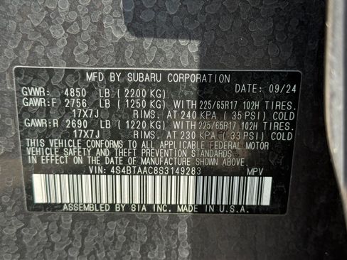Certified 2025 Subaru Outback AWD/4WD image 25