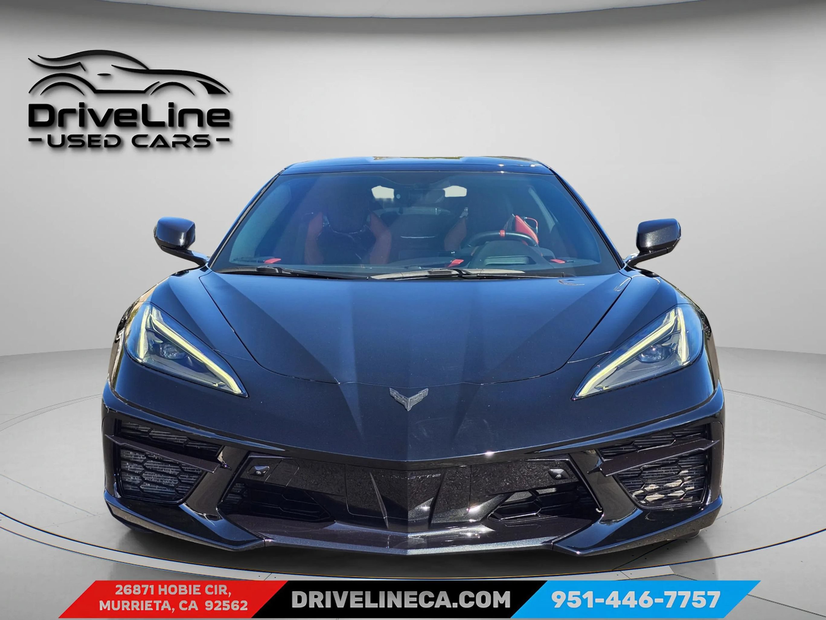 Used 2022 Chevrolet Corvette Stingray Preferred Cpe w/ Engine Appearance Package RWD image 2