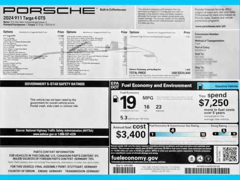 Used 2024 Porsche 911 Targa 4 GTS image 39