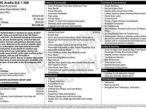 Used 2012 GMC Acadia SLE image 32