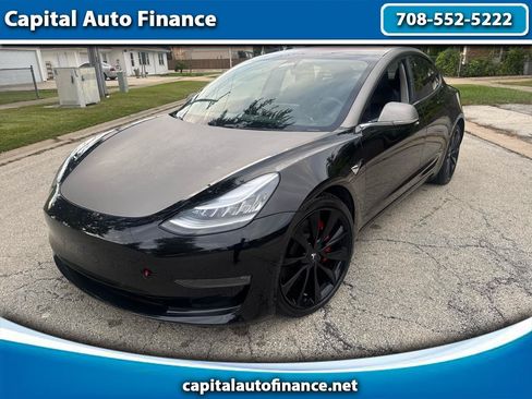 Used 2018 Tesla Model 3 Long Range AWD/4WD image 1
