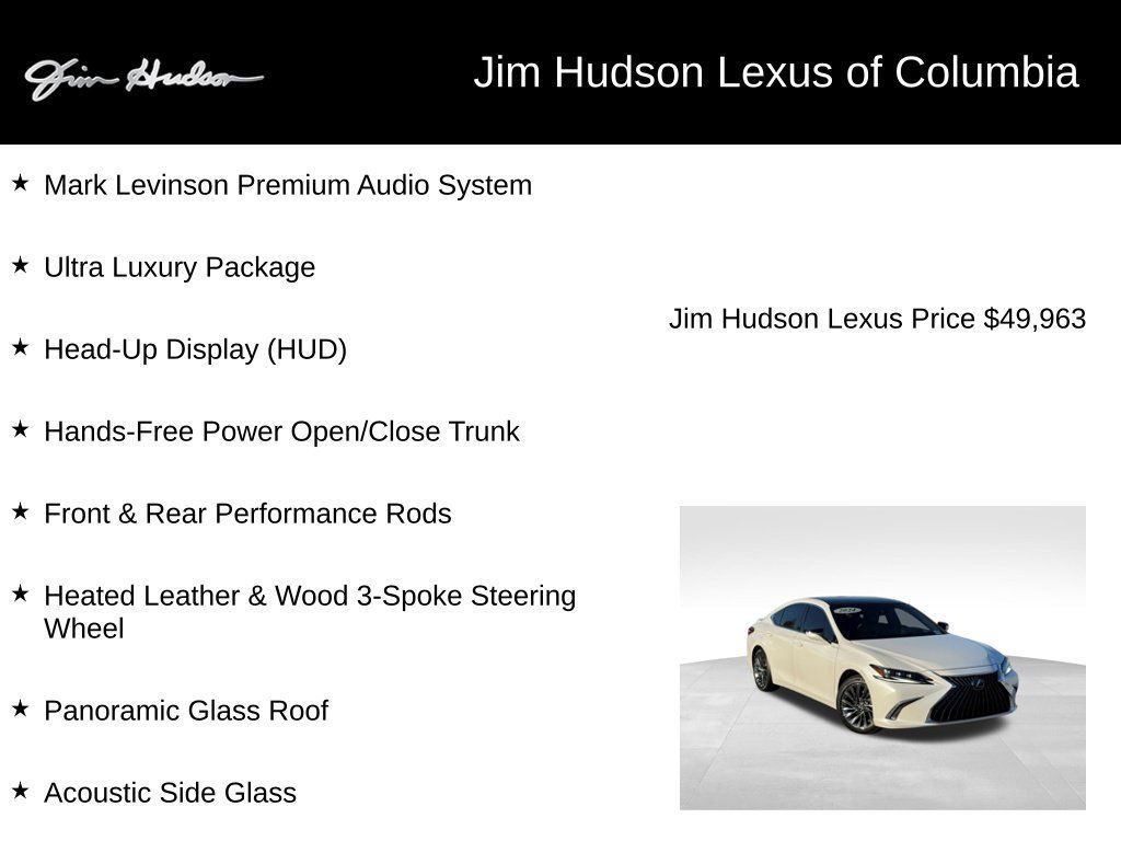 Used 2024 Lexus ES 350 Ultra Luxury FWD image 3