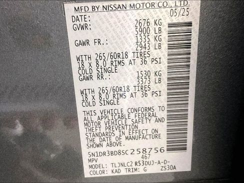 Used 2025 Nissan Pathfinder Rock Creek image 44