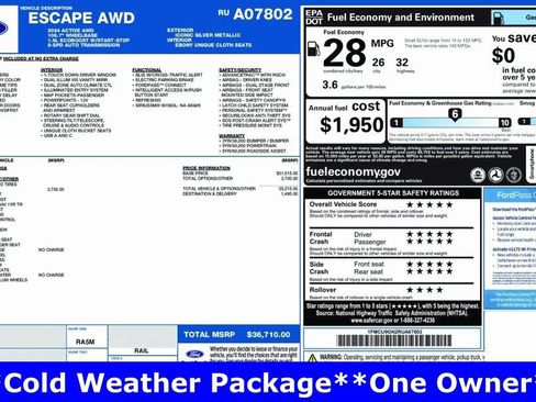 Used 2024 Ford Escape Active w/ Tech Pack #2 image 6