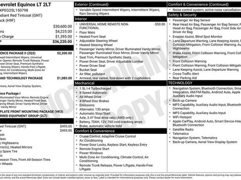 Used 2025 Chevrolet Equinox LT w/ Convenience Package II AWD/4WD image 33
