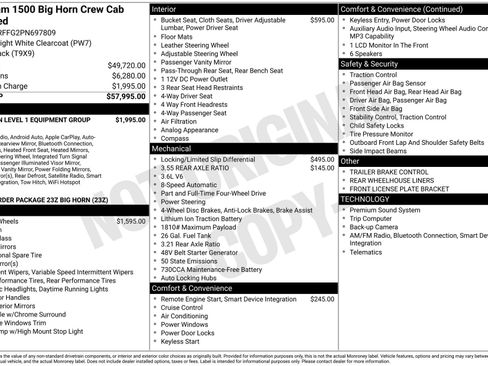 Used 2023 RAM 1500 Big Horn AWD/4WD image 3