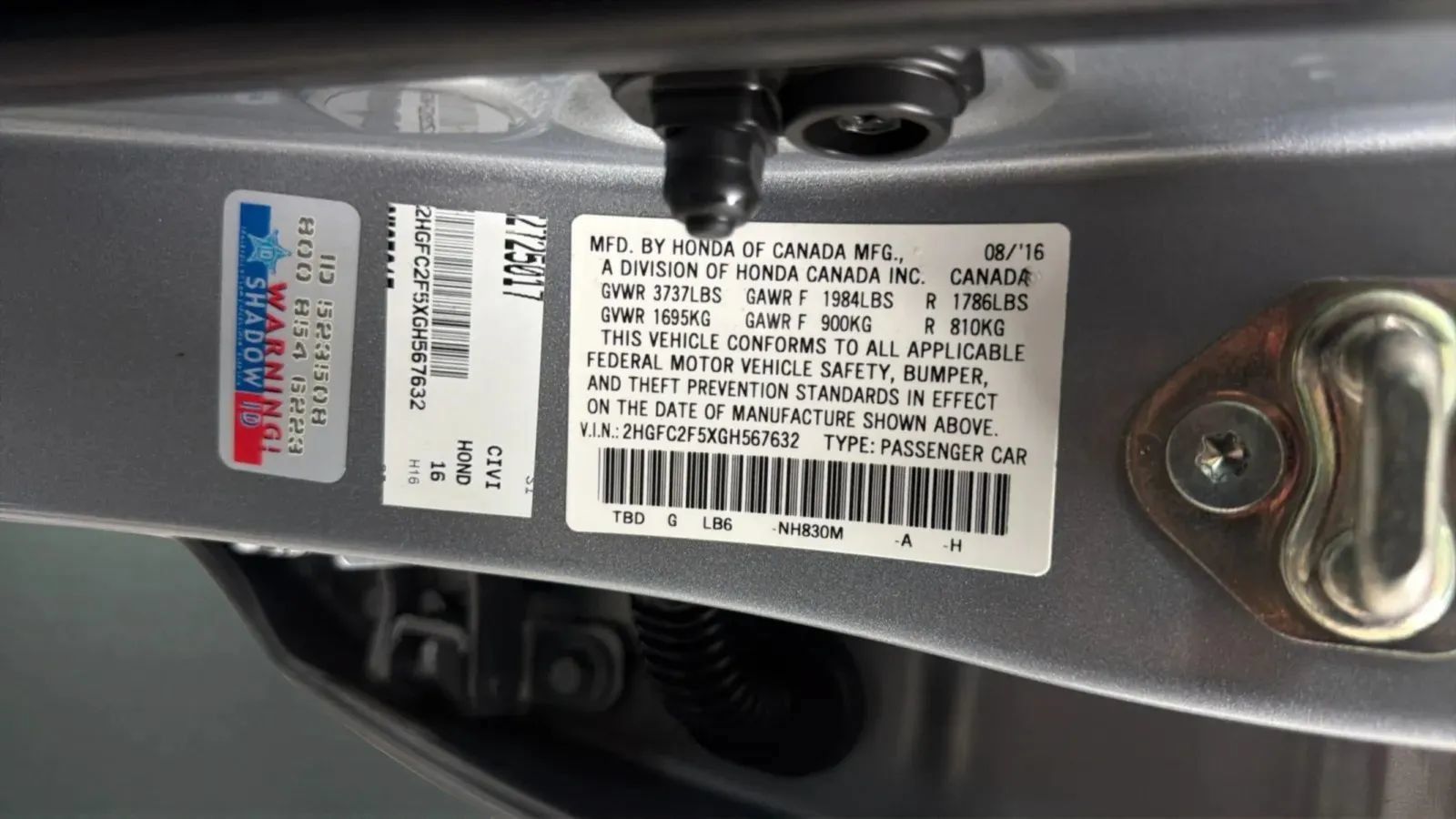 Used 2016 Honda Civic LX image 23