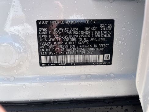 New 2026 Honda HR-V LX image 5